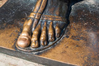 Hırvatistan 'ın Split kentinde Nin' li Gregory 'nin baş parmağı