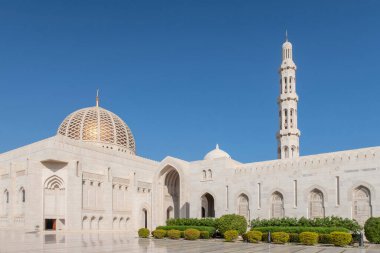 Ortadoğu 'daki Umman' daki Muscat Büyük Camii.
