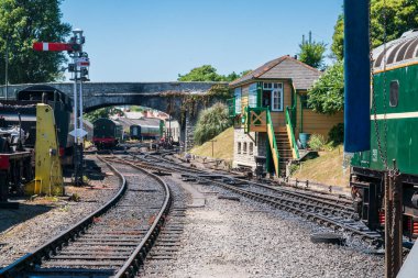 The Swanage Railway opened in 1885 and is now operated as a heritage railway