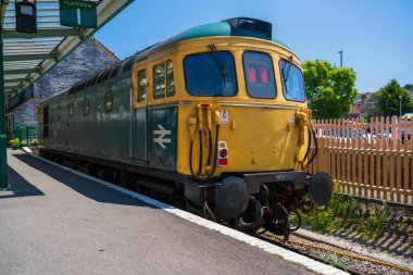 The Swanage Railway opened in 1885 and is now operated as a heritage railway
