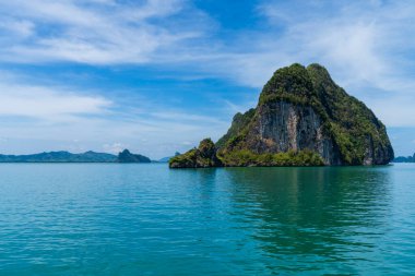 Ao Phang Nga Ulusal Parkı ve Tayland 'daki Phuket kıyıları