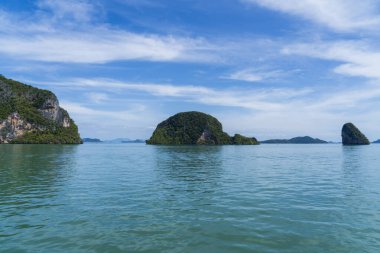 Ao Phang Nga Ulusal Parkı ve Tayland 'daki Phuket kıyıları