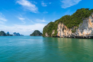 Ao Phang Nga Ulusal Parkı ve Tayland 'daki Phuket kıyıları