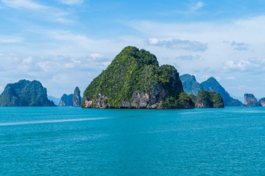 Ao Phang Nga Ulusal Parkı ve Tayland 'daki Phuket kıyıları