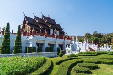 Tayland 'daki Royal Flora Ratchaphruek Bahçesi Chiang Mai