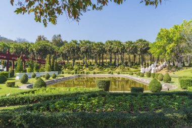 Tayland 'daki Royal Flora Ratchaphruek Bahçesi Chiang Mai