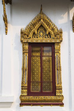 Büyük Saray ve Zümrüt Buda Tapınağı Tayland 'da Wat Phra Kaew