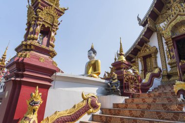 Tayland 'da Chiang Mai' de Wat Rajamontean