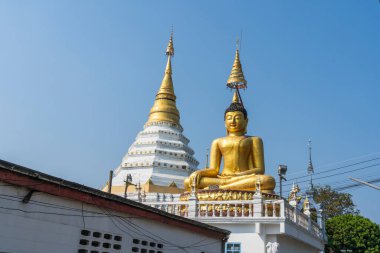Tayland 'da Chaing Mai' de Wat Chiang Yuen