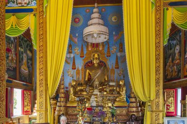 Wat Phra, Doi Saket Tayland 'da Chiang Mai yakınlarında.