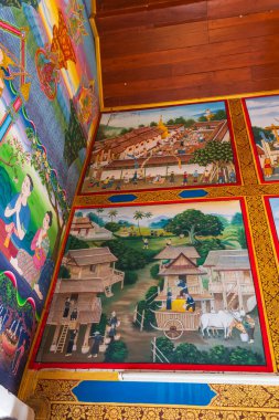 Wat Phra, Doi Saket Tayland 'da Chiang Mai yakınlarında.