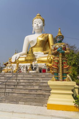 Wat Phra, Doi Saket Tayland 'da Chiang Mai yakınlarında.