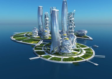 33d sahil şeridindeki Gelecek Şehir