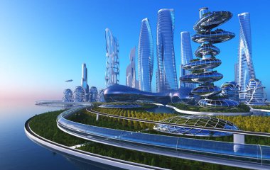 33d sahil şeridindeki Gelecek Şehir