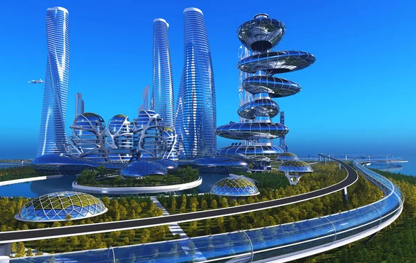Future City Costa —  Fotos de Stock