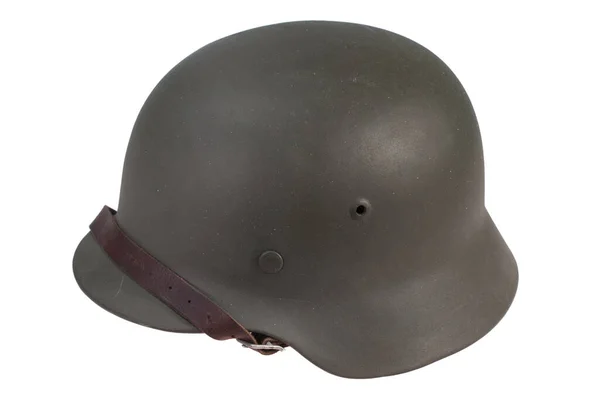 Stahlhelm Der Nazi Armee Aus Der Zeit Des Zweiten Weltkriegs — Stockfoto