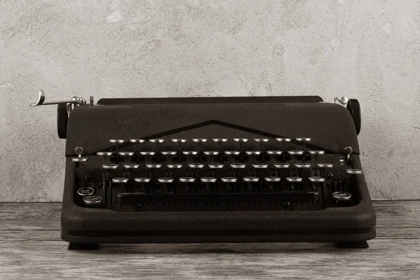 Antike Retro Vintage Schreibmaschine Sepiaton Foto — Stockfoto