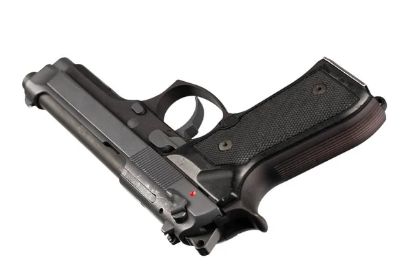 Army Handgun Pistol Isolated White Background — Stock Photo, Image