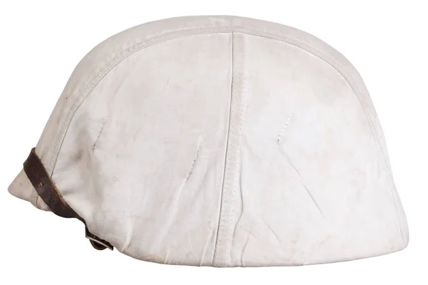 Casco Del Ejército Nazi Alemán Con Cubierta Camuflaje Blanco Tipo — Foto de Stock