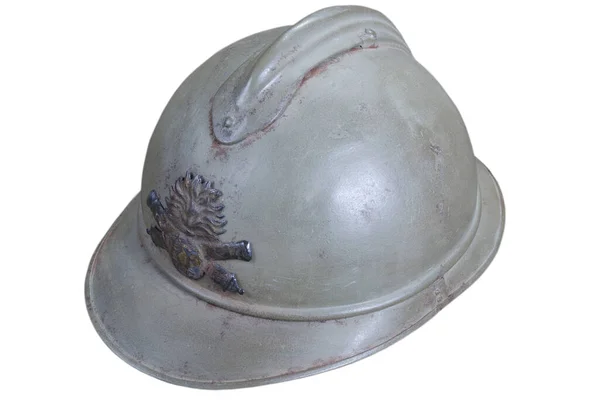 Adrian Helmet Combat Helmet Originally Produced French Army World War — Stock Photo, Image