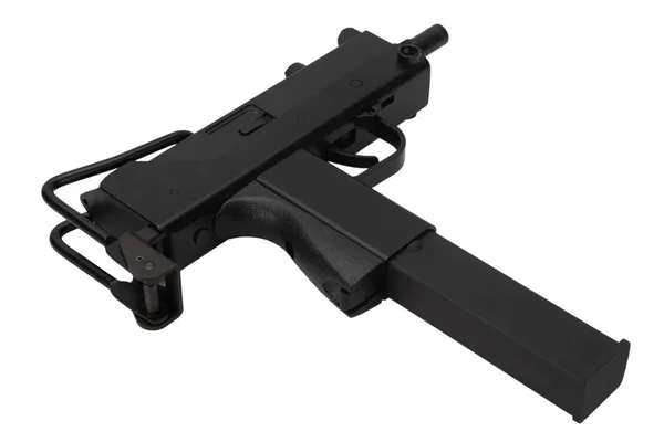 Small Submachine Gun Concealed Carry Isolated White Background — 스톡 사진