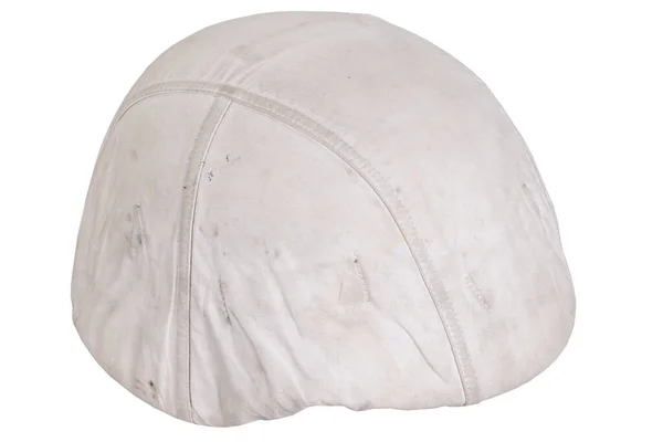 German Nazi Army Helmet White Camouflage Cover Type Winter Helmet — Foto Stock