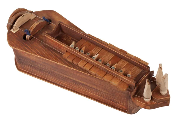 Хурди Гуру Струнный Музыкальный Инструмент Изолированный Белом Фоне — стоковое фото