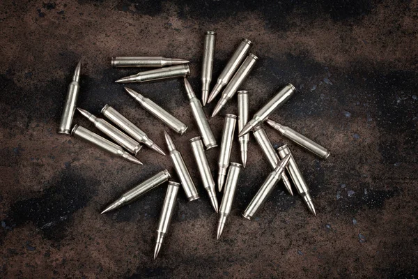 Ammunition Magazine Rust Metal Background — Stock Photo, Image