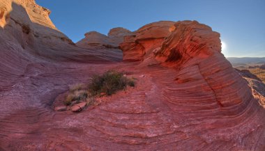 New Wave 'in batı kayalık tepesi, Glen Kanyonu' ndaki Beehive Patikası boyunca Arizona Sayfası 'na yakın..