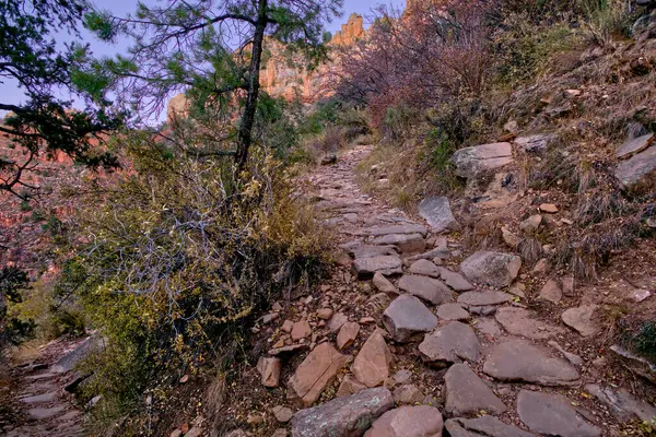 Long Exposure Rocky Grandview Trail South Rim Grand Canyon Taken — Stock Photo, Image