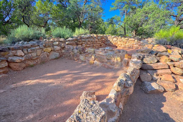 Ruiny Toskanii Parku Narodowym Wielki Kanion Ruiny Pochodzą Indian Pueblo — Zdjęcie stockowe