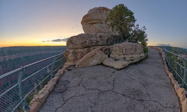 Ponto Anjo Brilhante Vista Sobre Borda Norte Grand Canyon Arizona — Fotografia de Stock
