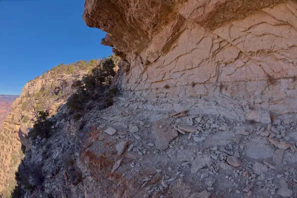 Steile Kliffen Tussen Pima Point Hermits Rust Bij Grand Canyon — Stockfoto