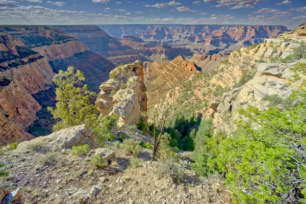 Grand Canyon Viewed Thor Hammer Overlook — Stockfoto