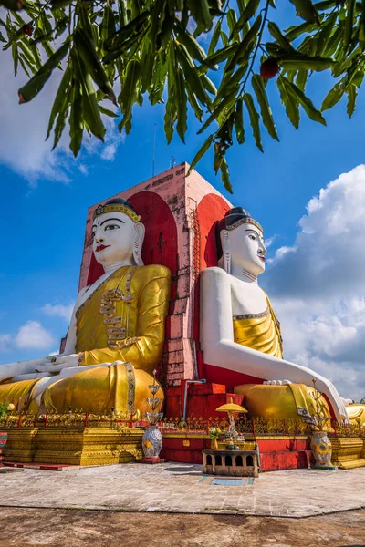 Bago Myanmar Quatre Visages Bouddha Bouddha Kyaikpun — Photo