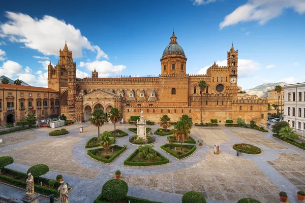 Palermo Italien Vid Palermo Katedralen — Stockfoto