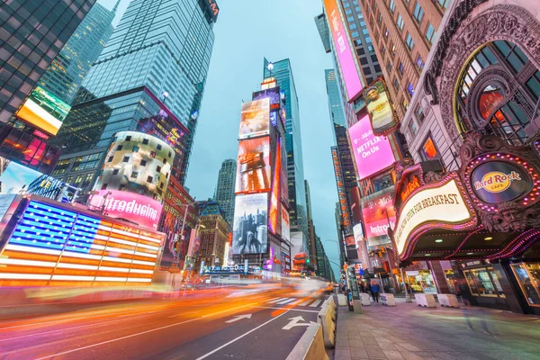 New York City Usa December 2017 Times Square Manhattan Twilight — Stock Photo, Image