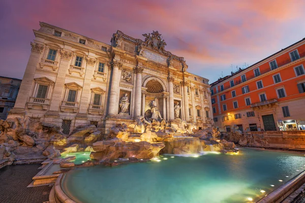 Rome Italy Trevi Fountain Early Morning — Stock Photo, Image