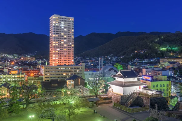 Kofu Yamanashi Japan Downtown Cityscape Twilight — Stock Photo, Image