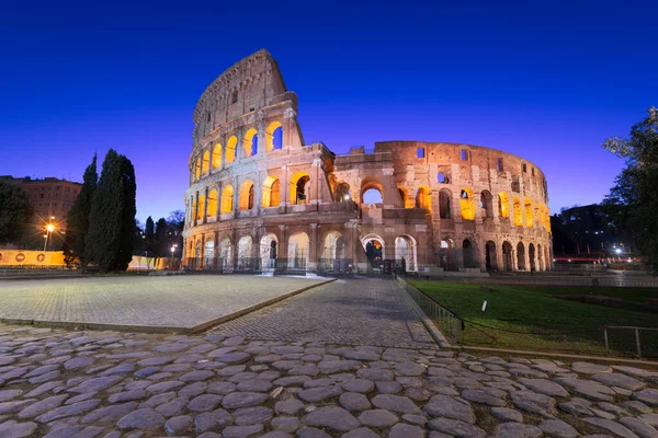 Колизей Риме Италия Голубой Час — стоковое фото