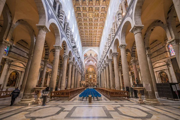 イタリアのピサ 2021年12月18日 ピサ大聖堂内 — ストック写真