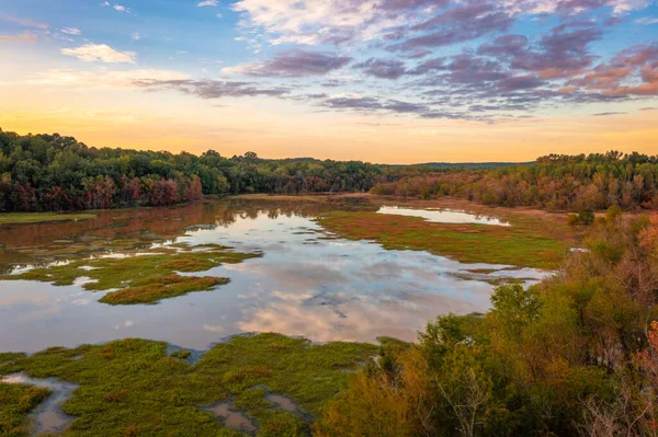 Dyar Pasture Madison Georgia Usa Sötvattensvåtmark Och Fågelreservat — Stockfoto
