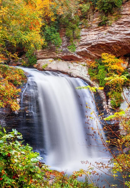 Looking Glass Falls Pisgah National Forest North Carolina Verenigde Staten — Stockfoto