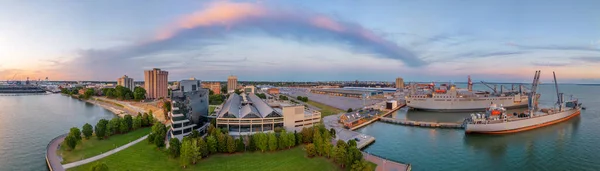 Newport News Virginia Verenigde Staten Van Boven Bij Zonsondergang — Stockfoto