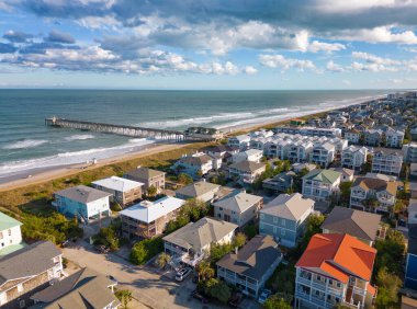 Wrightsville Sahili, Kuzey Carolina, ABD.