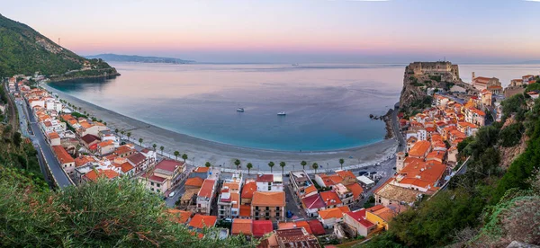 Scilla Italy Mediterranean Coast Twilight Seasonal Flowers — Zdjęcie stockowe