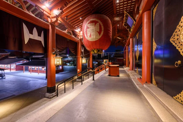 Historiskt Sensoji Tempel Asakusa Distriktet Tokyo Templets Ursprung Går Tillbaka — Stockfoto