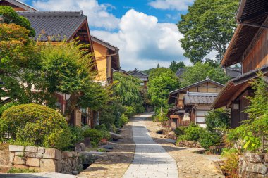 Magome, Japonya Öğleden sonra Nakasendo boyunca.
