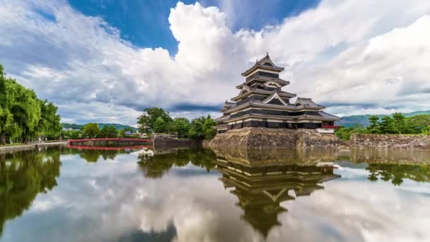 Ιστορικό Κάστρο Matsumoto Στο Matsumoto Ιαπωνία — Αρχείο Βίντεο