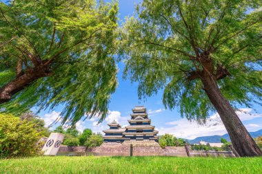 Matsumoto Kalesi, Matsumoto, Nagano, Japonya Yazın. 